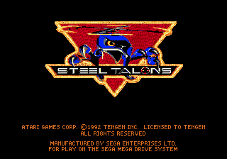 Заставка игры Steel Talons